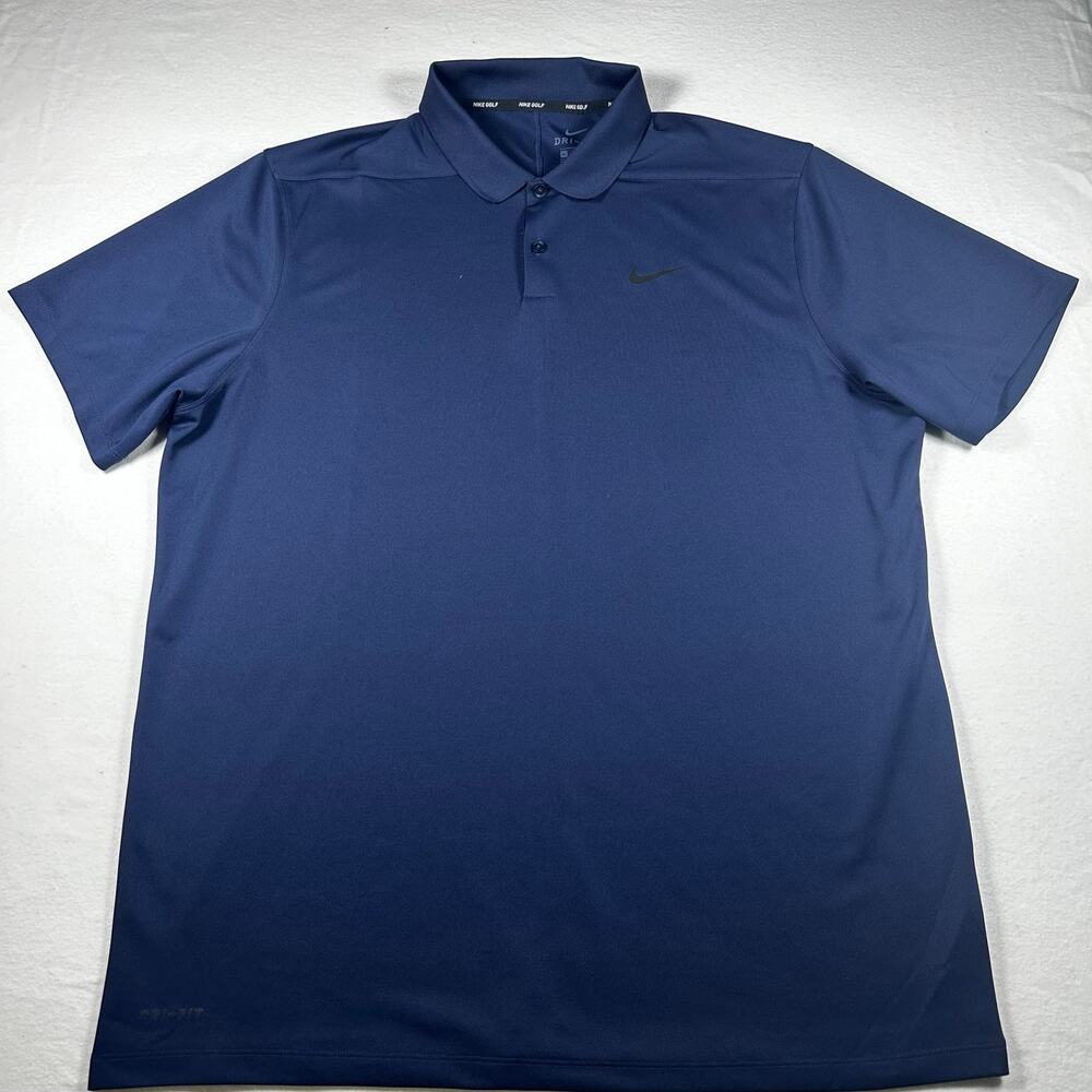 Nike Golf Dri Fit Polo NAVY Men's XL